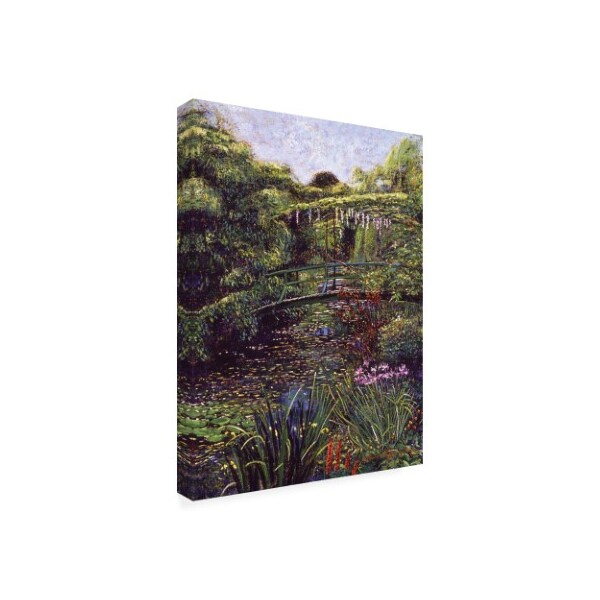 David Lloyd Glover 'The Artists Garden Giverny.' Canvas Art,18x24